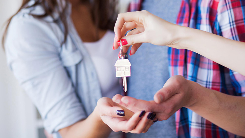 receiving home keys